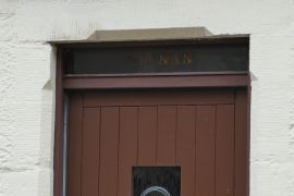 Fanlight showing name