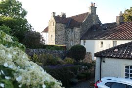 Rear view from Cross Wynd showing stair tower