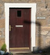 Front door and house name