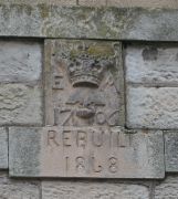 close-up of lintel