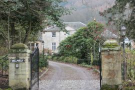 The house and gate piers