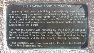 Explanatory plaque