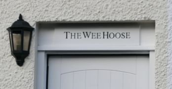 House name over door