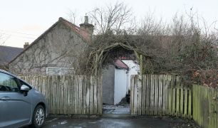 Rear view from Castle Park car park
