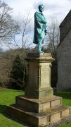 The statue on its plinth