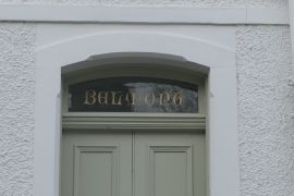 Close-up of fanlight