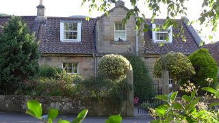 The front of the house